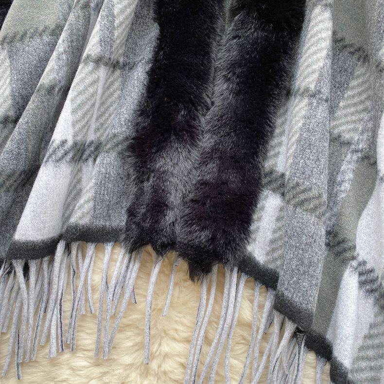 Leora Premium Winter Capes with Fur Detailing