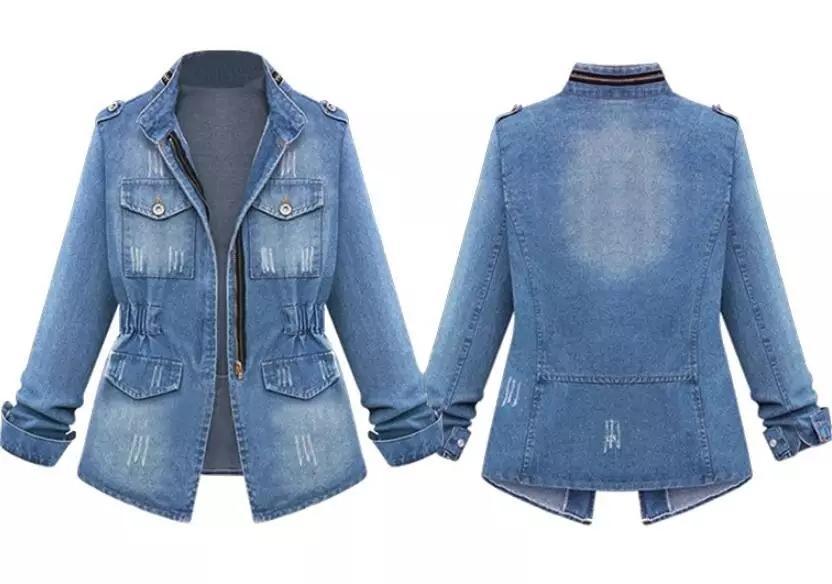 Sophia Luxe Denim jacket in Blue