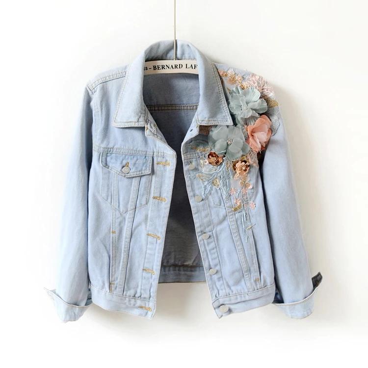 Embellished Jackets in Blue