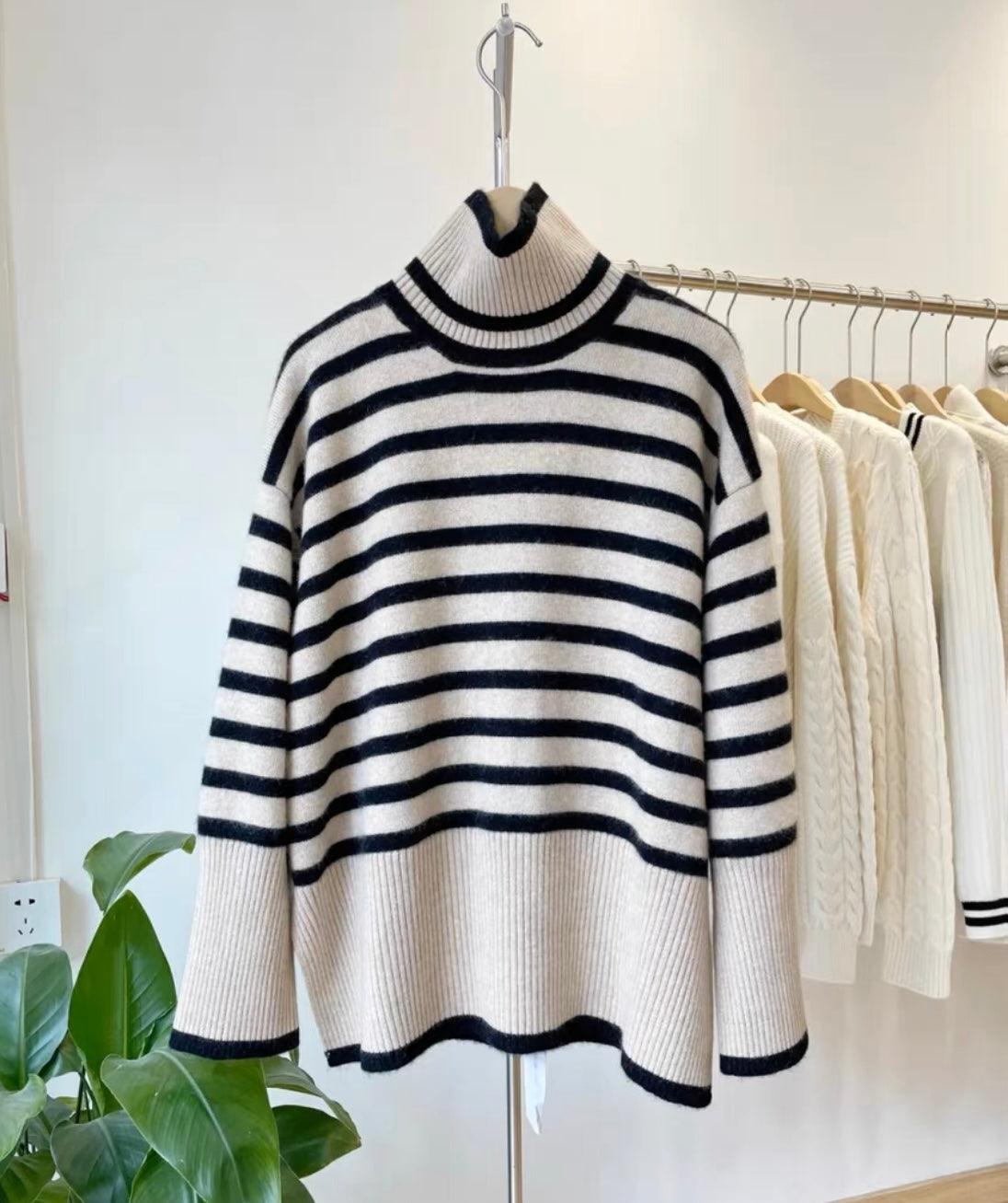 Lulu Striped Sweaters
