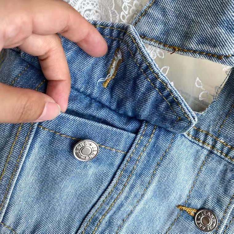 Patchwork Denim Jacket In Blue